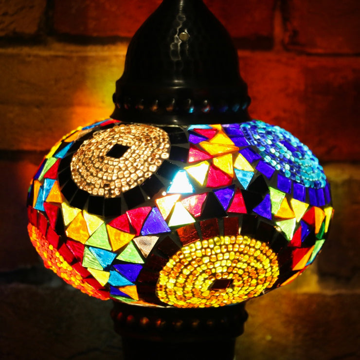 Mosaic Table Lamp in Many Colors, 5 Styles Available