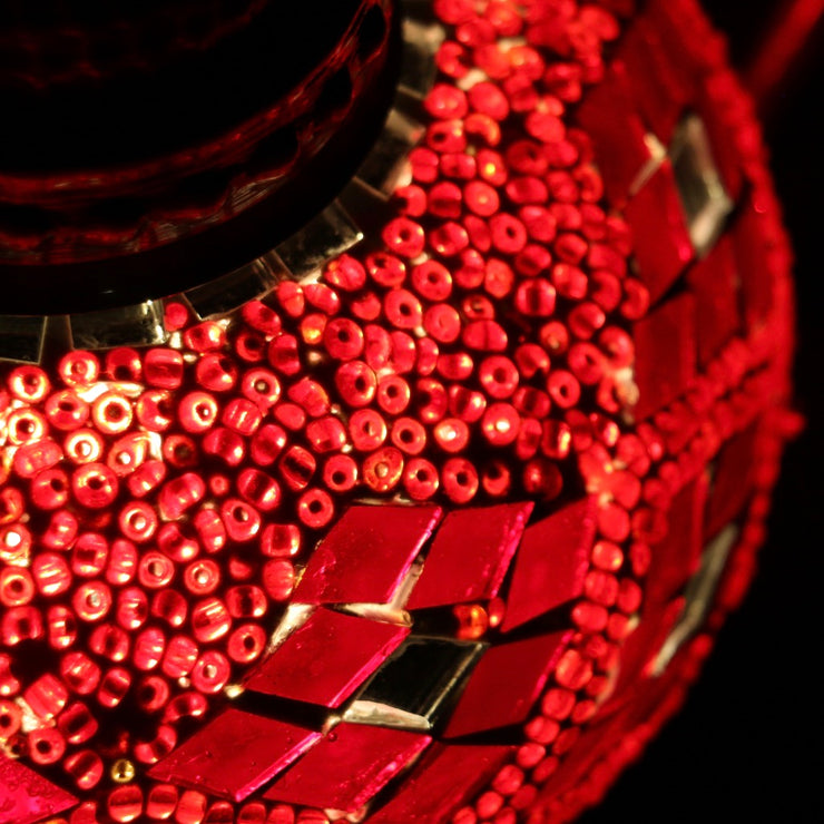 Mosaic Table Lamp in Red, 5 Styles Available