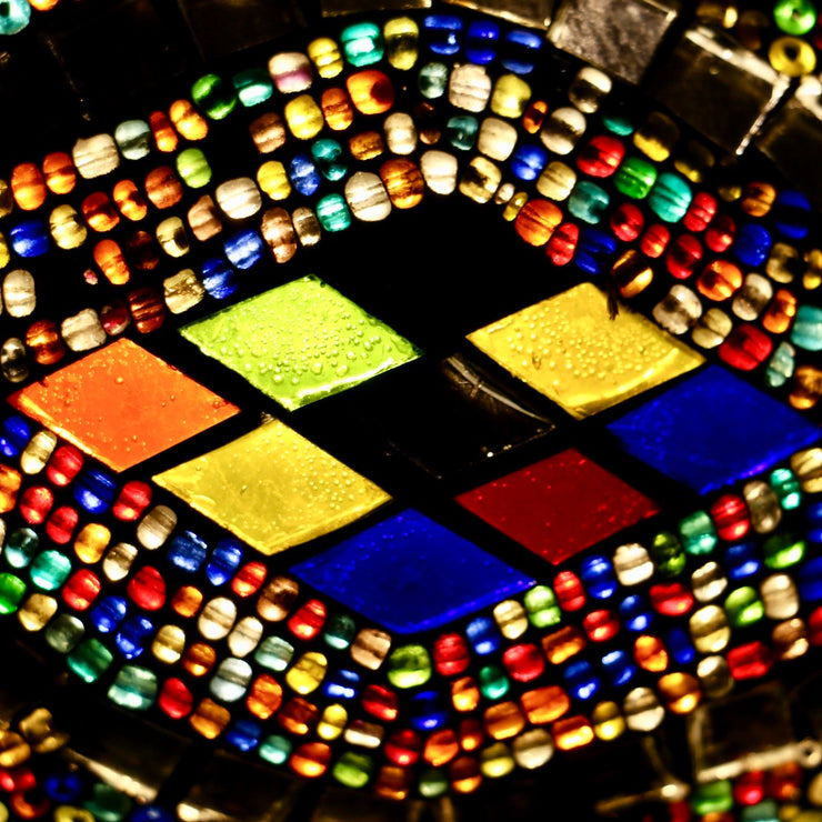 Mosaic Table or Floor Lamp in Many Colors