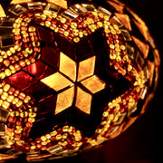 Mosaic Table Lamp in Amber, 5 Styles Available