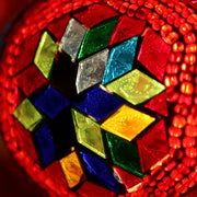 Mosaic Table Lamp in Red and MultiColors, 5 Styles Available