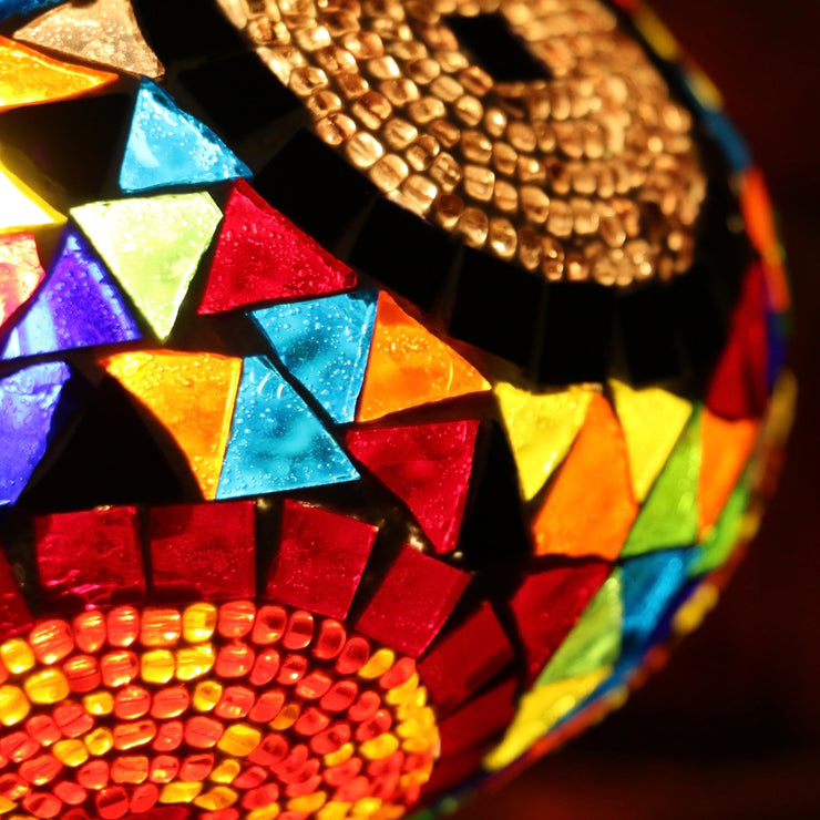 Mosaic Table Lamp in Many Colors, 5 Styles Available