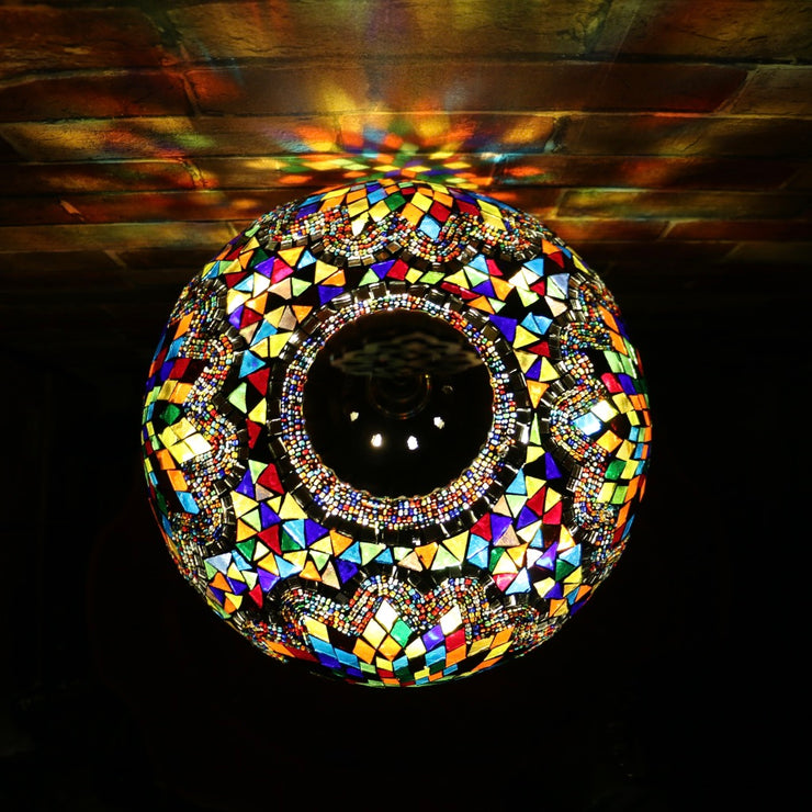 Mosaic Table or Floor Lamp in a Myriad of Colors