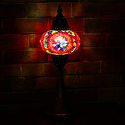 Mosaic Table Lamp in Red and MultiColors, 5 Styles Available