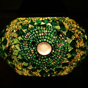Mosaic Table Lamp in Green