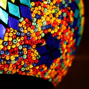 Mosaic Table or Floor Lamp in Primary Colors