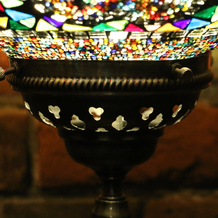 Mosaic Table or Floor Lamp in a Myriad of Colors