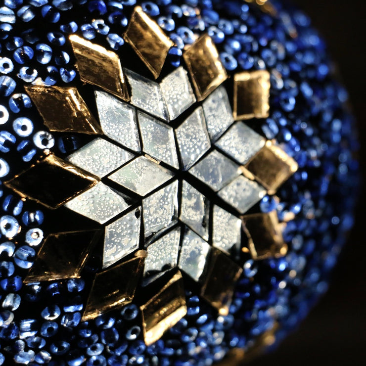 Mosaic Table Lamp in Blue & Grey, 5 Styles Available
