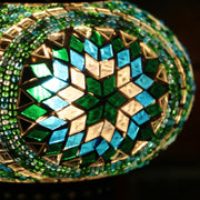 Mosaic Table Lamp in Green & Turquoise, 5 Styles Available