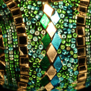 Mosaic Table Lamp in Green & Turquoise, 5 Styles Available