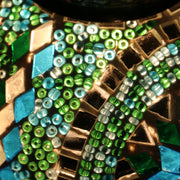 Mosaic Table Lamp in Green & Turquoise, 5 Styles Available