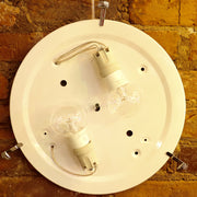 MOSAIC FLUSH MOUNT FOR CEILING OR WALL LAMP IN WHITE