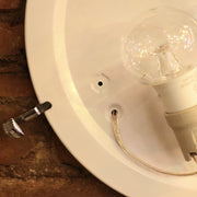 MOSAIC FLUSH MOUNT FOR CEILING OR WALL LAMP IN WHITE