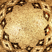 MOSAIC FLUSH MOUNT FOR CEILING OR WALL LAMP IN WHITE