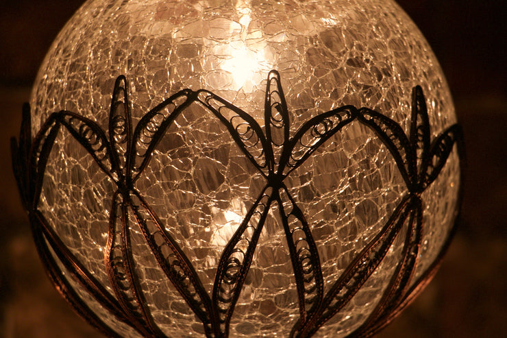 Hanging Glass Round-Shaped, Medium