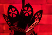 Casablanca Nights Collection Hanging Red & Brass Fixture