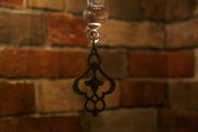 Hanging Handblown Clear Glass Globe