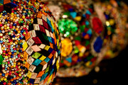 Hanging Mosaic Globe in MultiColors, Medium