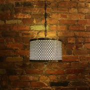 Hanging Baroque-Style Lamp in Brass, Small