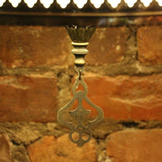 Hanging Baroque-Style Lamp in Brass, Small