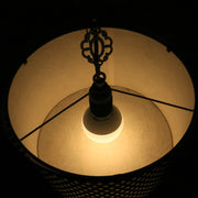 Hanging Baroque-Style Lamp in Brass, Small
