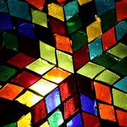 Mosaic Table or Floor Lamp in a Myriad of Colors