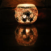 Mosaic Candleholder in Purple