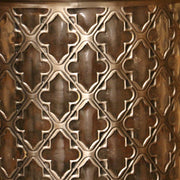 Table or Floor Lamp in Brushed Nickel & Glass
