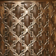 Table or Floor Lamp in Brushed Nickel & Glass