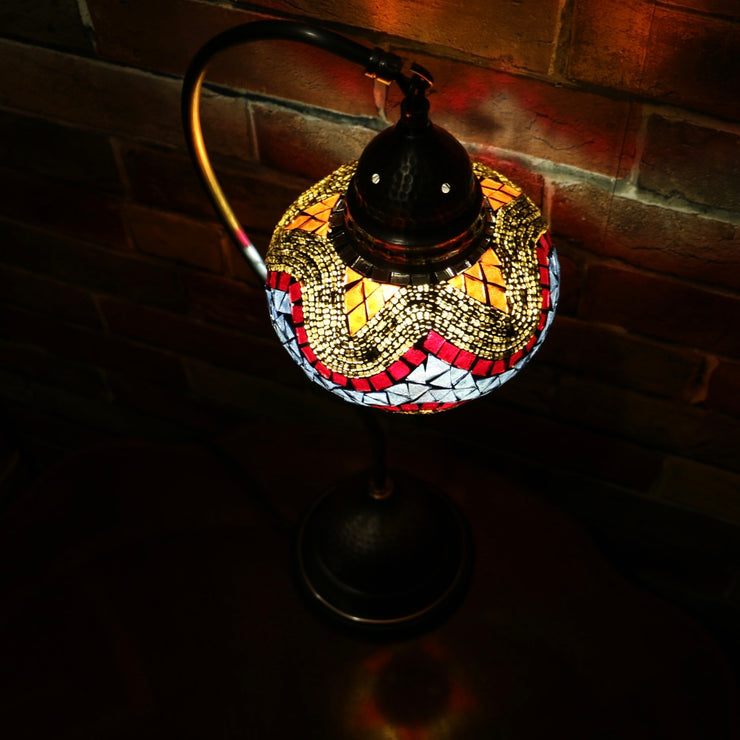 Mosaic Table Lamp in Colorful Hues, 5 Styles Available