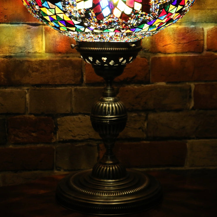 Mosaic Table or Floor Lamp in a Myriad of Colors