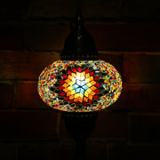 Mosaic Table Lamp in Primary Colors, 5 Styles Available