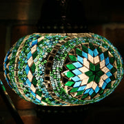 Mosaic Table Lamp in Green & Turquoise, 5 Styles Available