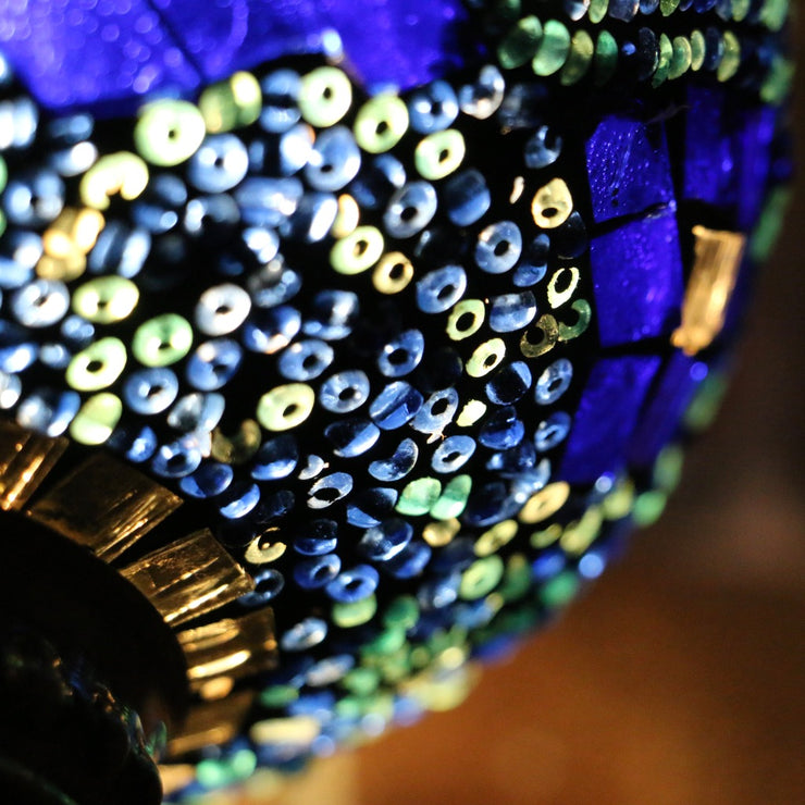 Mosaic Table Lamp in Blues, 5 Styles Available