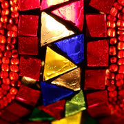 Mosaic Table Lamp in Red and MultiColors, 5 Styles Available