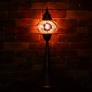 Mosaic Table Lamp in Red & Orange, 5 Styles Available