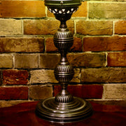 Mosaic Table or Floor Lamp in Hues of Green