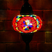 Mosaic Table Lamp in Red and MultiColors, 5 Styles Available