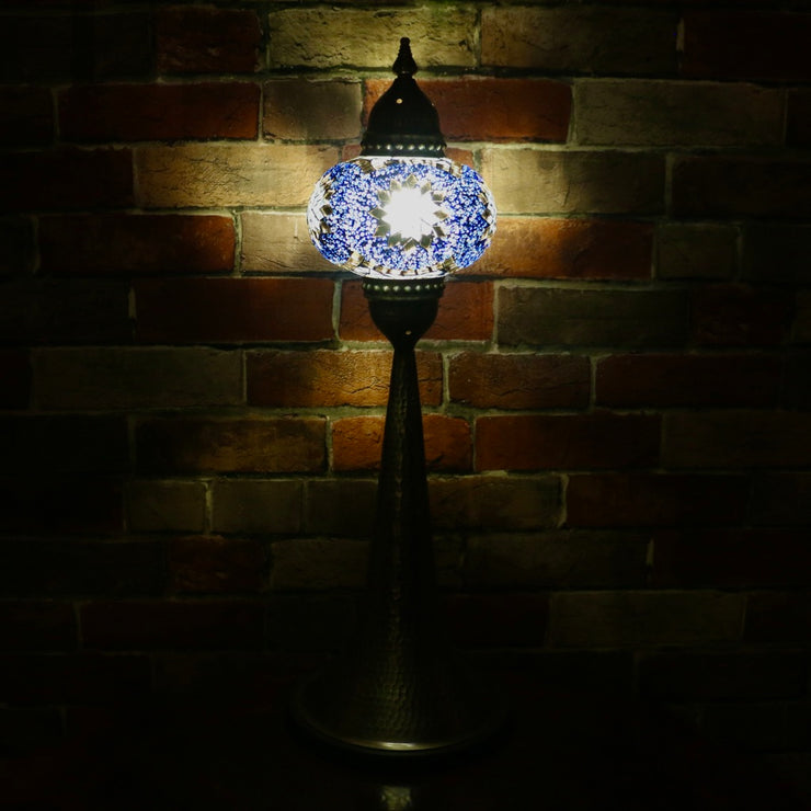Mosaic Table Lamp in Blue & Grey, 5 Styles Available