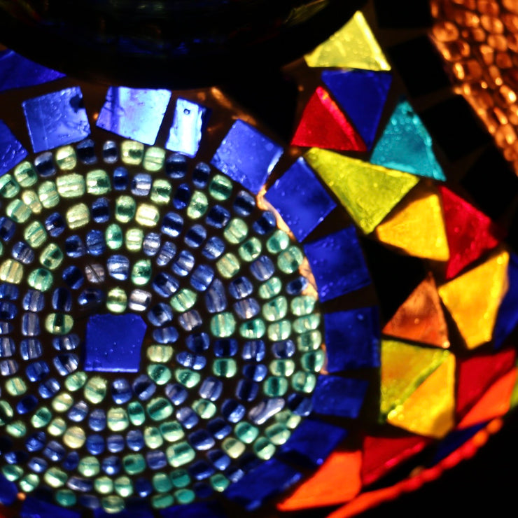 Mosaic Table Lamp in Many Colors, 5 Styles Available