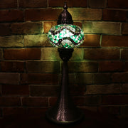 Mosaic Table Lamp in Greens, 5 Styles Available