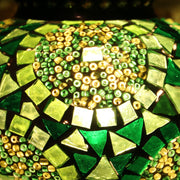 Mosaic Table Lamp in Shades of Green, 5 Styles Available