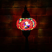 Mosaic Table Lamp in Red and MultiColors, 5 Styles Available