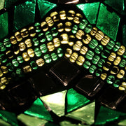 Mosaic Table Lamp in Greens, 5 Styles Available