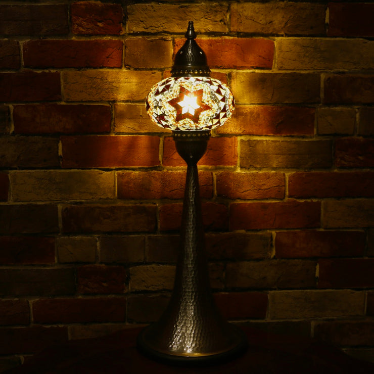 Mosaic Table Lamp in Amber, 5 Styles Available