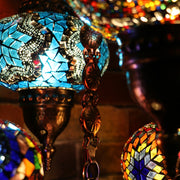 Thirteen Globe Mosaic Chandelier in Multiple Colored Globes - CUSTOM COLORS AVAILABLE