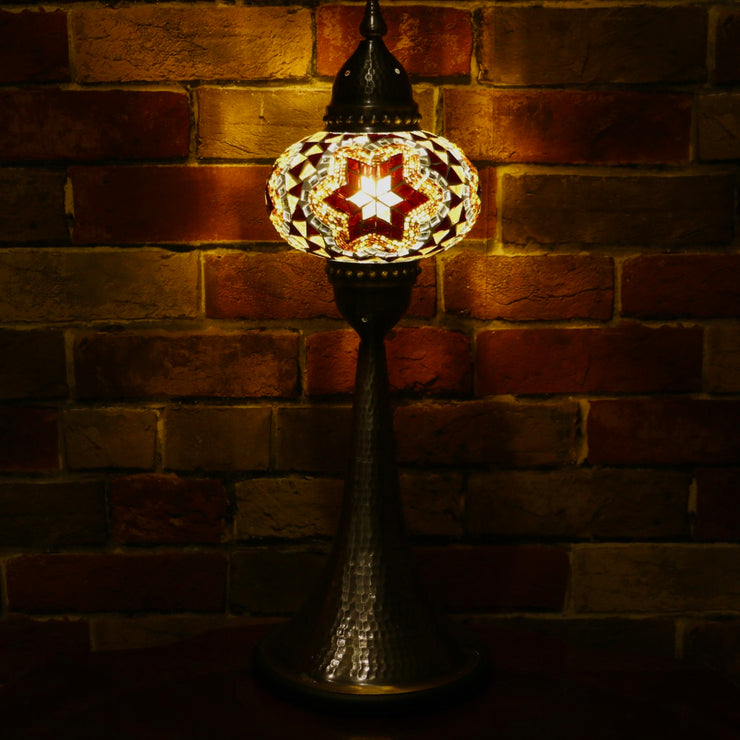 Mosaic Table Lamp in Amber, 5 Styles Available