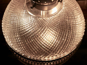 Hanging Glass Etched Orb