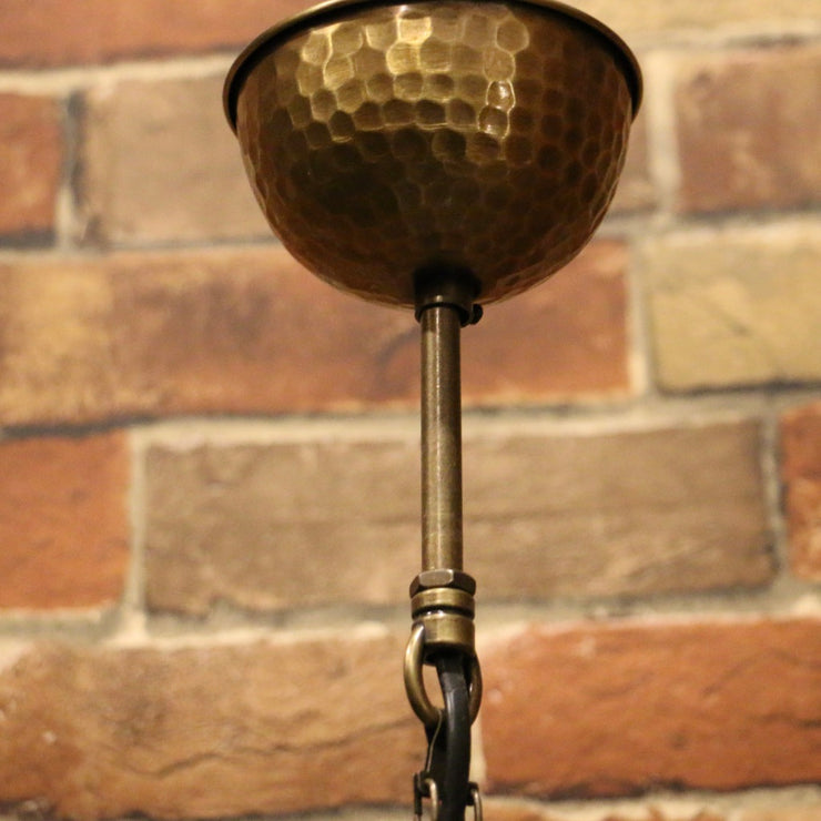 Hanging Hand-Blown Clear Glass Globe