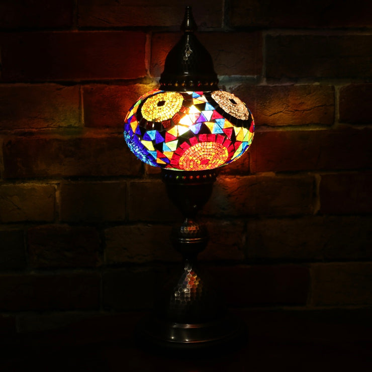 Mosaic Table Lamp in Many Colors, 5 Styles Available